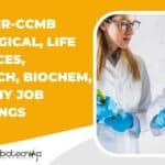 CCMB Job Vacancies 2022