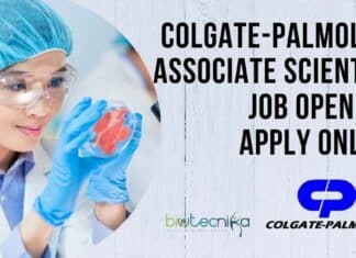 Colgate-Palmolive Associate Scientist