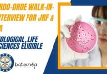 DRDO-DRDE Walk-In-Interview For JRF & RA – Biological, Life Sciences Eligible DRDO-DRDE Jobs 2022