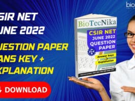 CSIR 2022 Question Paper