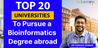 Top 20 Bioinformatics Universities Abroad