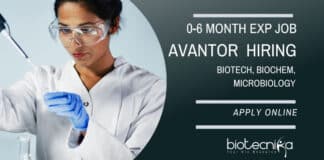 Avantor Biotech Freshers Job