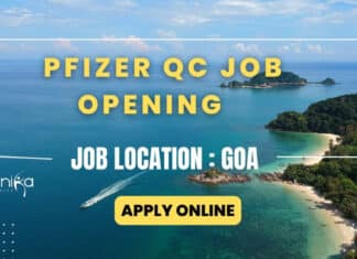 Pfizer QC Job in Goa