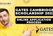 Gates Cambridge Scholarship 2022