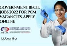 Government BECIL Jobs 2022 For PCM Vacancies, Apply Online Government BECIL Jobs 2022