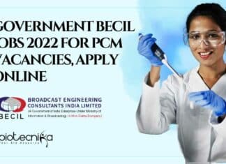 Government BECIL Jobs 2022