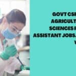 Govt CSR&TI Jobs
