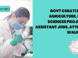 Govt CSR&TI Jobs