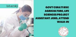 Govt CSR&TI Jobs