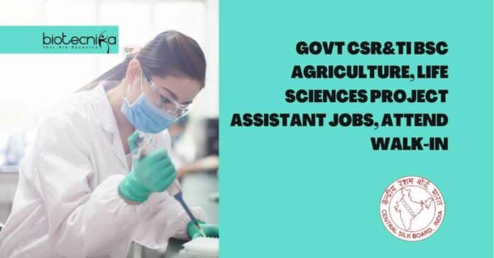 Govt CSR&TI Jobs