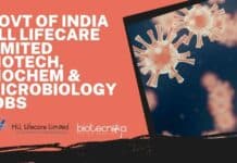 Govt of India HLL Lifecare Limited Biotech, Biochem & Microbiology Jobs HLL Job Openings 2022