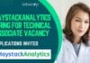 HaystackAnalytics Hiring For Technical Associate Vacancy, Applications Invited HaystackAnalytics Hiring