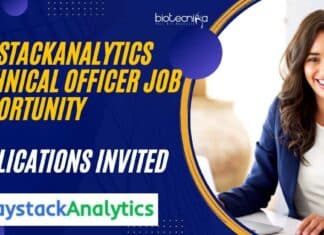 HaystackAnalytics Technical Officer Job
