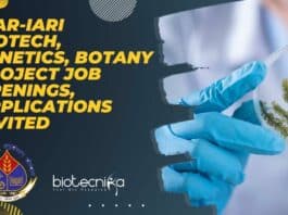 IARI Project Jobs 2022
