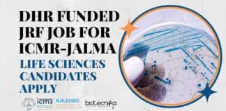 ICMR-JALMA JRF Job