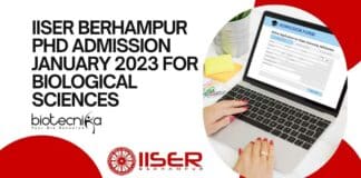 IISER Berhampur Admissions 2023