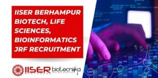 IISER Berhampur Bioinformatics JRF