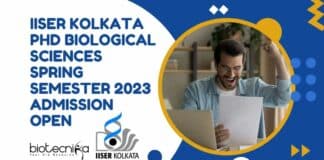 IISER-K PhD Admission 2023