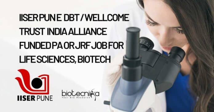 IISER Pune PA Job