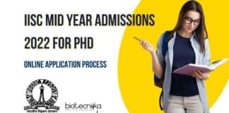 IISc PhD Admission 2022