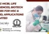 IISc-MCBL Life Sciences, Biotech Jobs For MSc & PhD, Applications Invited IISc Project Openings 2022 New
