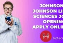 Johnson & Johnson Life Sciences Job Opening – Apply Online Johnson & Johnson Life