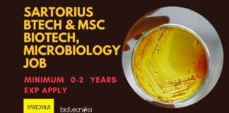 Sartorius Lab Tech Jobs