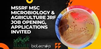 MSSRF MSc Microbiology