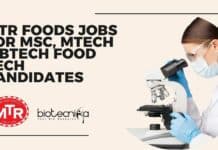 MTR Foods Jobs For MSc, MTech & BTech Food Tech Candidates MTR Foods Jobs