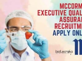 McCormick Executive Quality Assurance