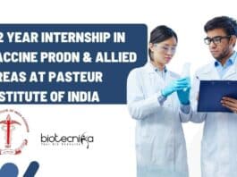 Microbiology Internships India 2022