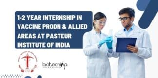 Microbiology Internships India 2022