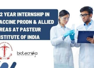 Microbiology Internships India 2022