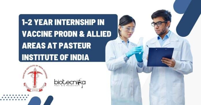 Microbiology Internships India 2022