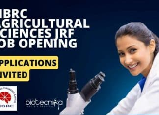 NBRC Agricultural Sciences JRF