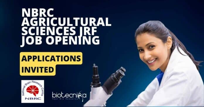 NBRC Agricultural Sciences JRF
