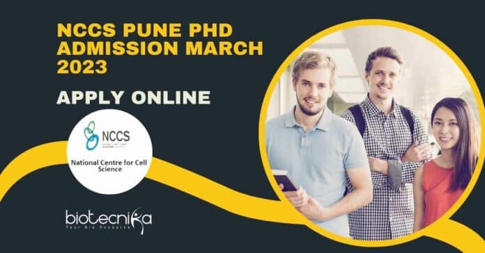 NCCS PhD 2023 Admissions