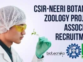 NEERI Zoology Job
