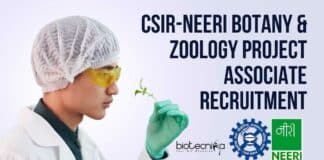 NEERI Zoology Job