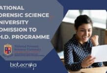 National Forensic Science University Admission to Ph.D. Programme NFSU PhD Admission 2022-2023