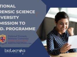 NFSU PhD Admission 2022-2023