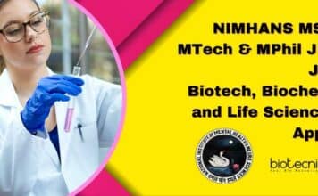 NIMHANS 2022 Job Vacancy