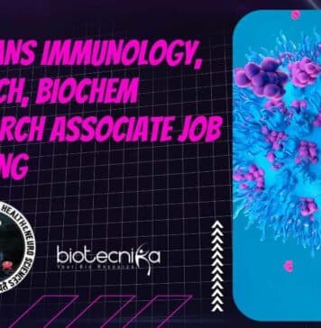 NIMHANS Immunology Research Job
