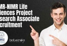 ICMR-NIMR Life Sciences Project Research Associate Recruitment NIMR Associate Opening 2022