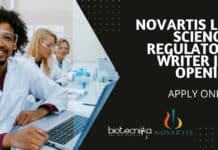 Novartis Life Sciences Regulatory Writer Job Opening, Apply Online Novartis Job Life Sciences