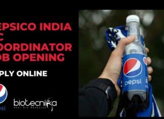 Pepsico India QC Coordinator