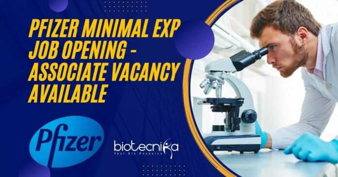 Pfizer Jobs 2022 Microbiology