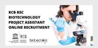 RCB BSc Biotech Job