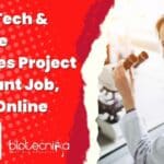 RCB MTech & MSc Life Sciences Project Assistant Job, Apply Online RCB MTech Life Sciences Job