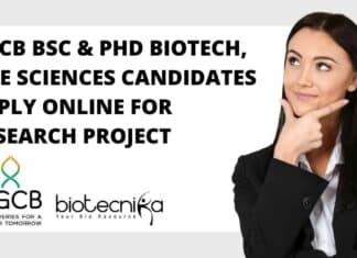 RGCB BSc Job Opening